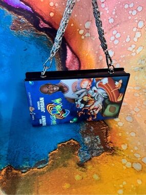 Space Jam VHS purse. Recycled Nostalgia